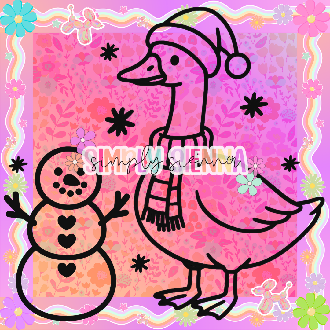 Winter Goose PNG