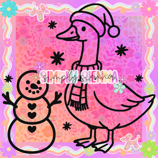 Winter Goose PNG