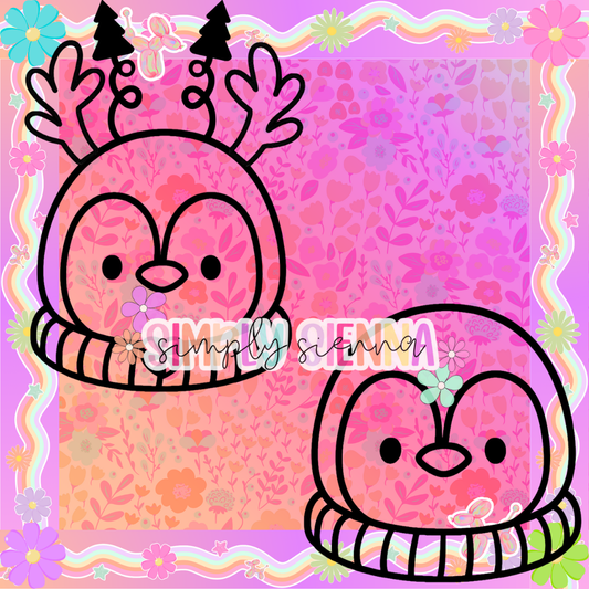 WINTER PENGUIN HEAD PNG