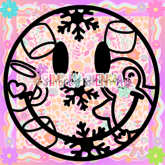 Winter Penguin Mug PNG