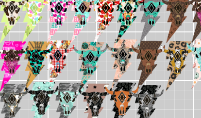 Aztec Bull Lightning Bolt