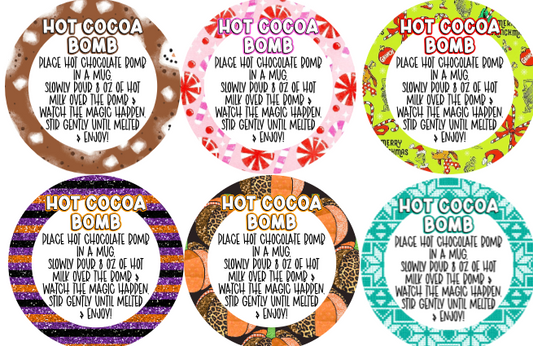 Hot Cocoa Bomb Tag