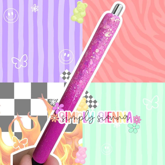 CUSTOM PEN - ombre chunky & fine