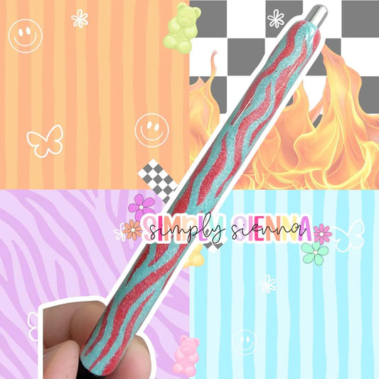 CUSTOM PEN - zebra print