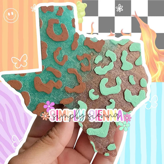 Leopard Texas Shaped TX - FRESHIE
