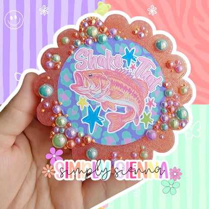 Cardstock Scallop Circle Flower - FRESHIE