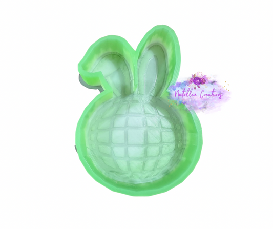 Disco Bunny Freshie Silicone Mold