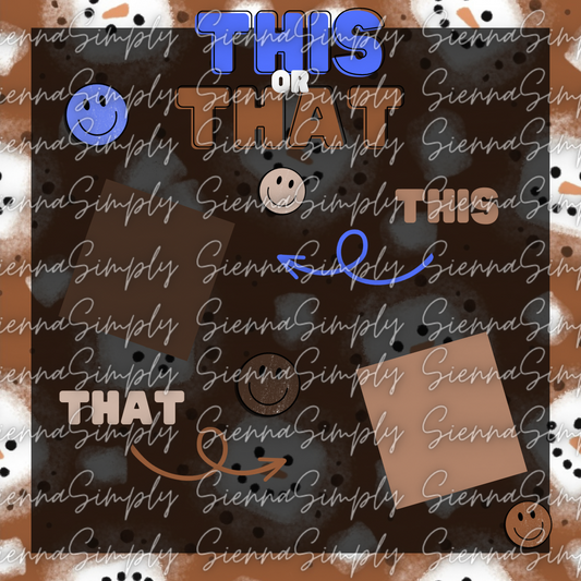 Hot Cocoa This or That Game