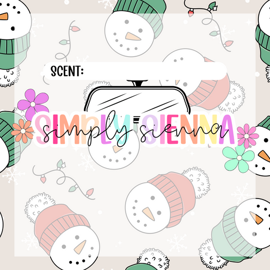 Red & Green Snowman Bag Inserts