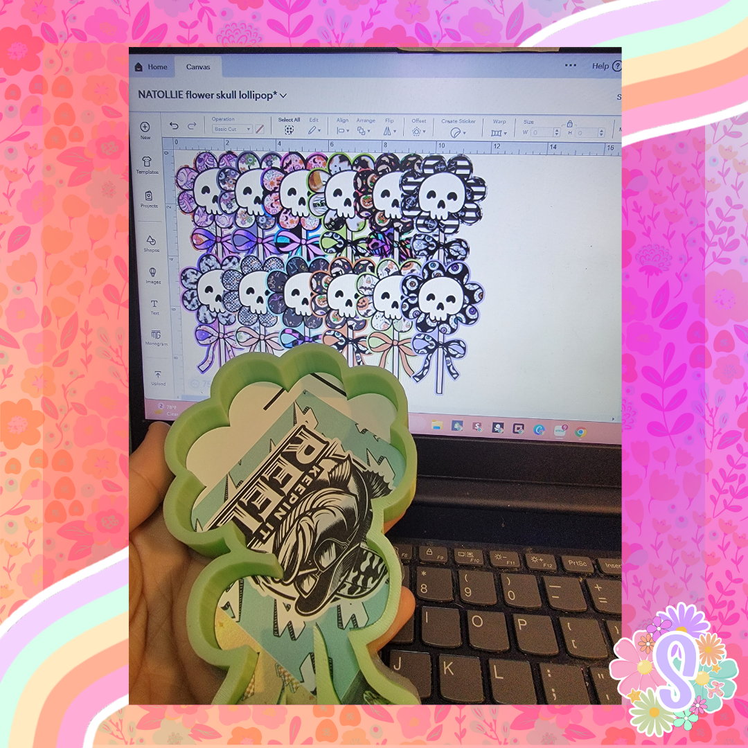 Flower Skull Lollipop - NATOLLIE CREATIONS
