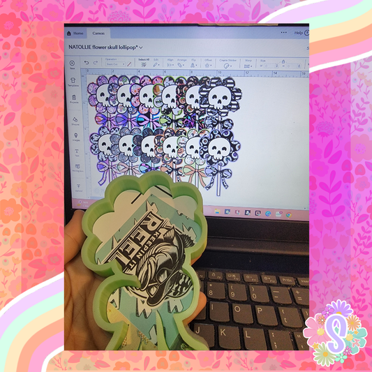 Flower Skull Lollipop - NATOLLIE CREATIONS