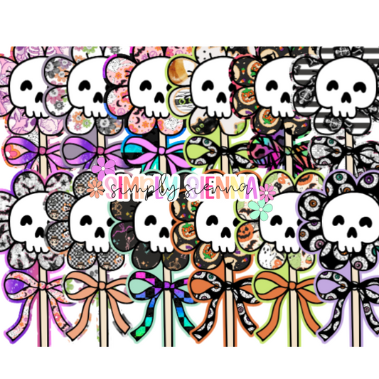 Flower Skull Lollipop - NATOLLIE CREATIONS
