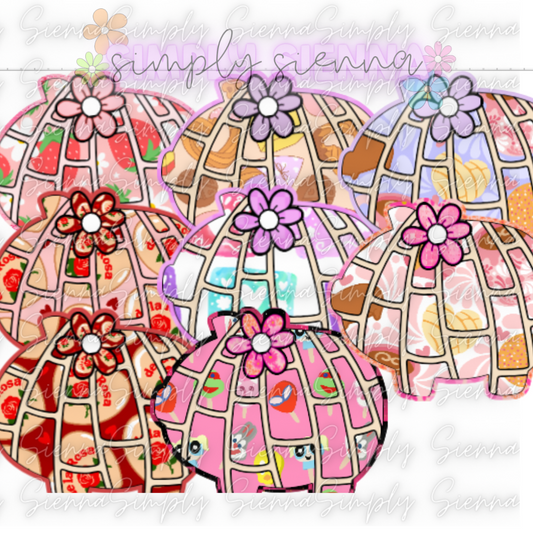 Pig Concha With Flower - NATOLLIE CREATIONS