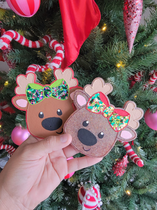 Cute Reindeer With Bow - FRESHIE