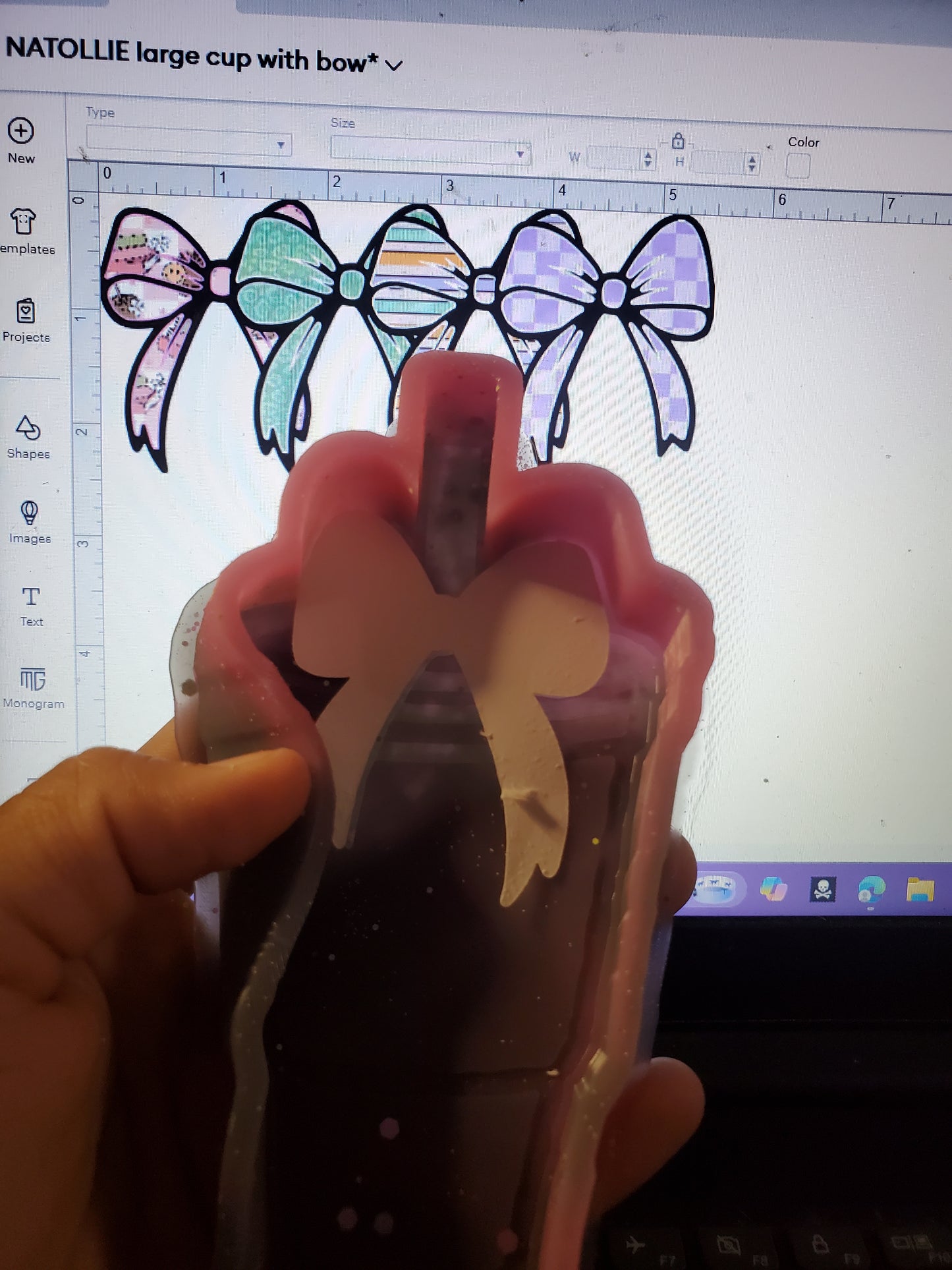 Large Cup With Bow