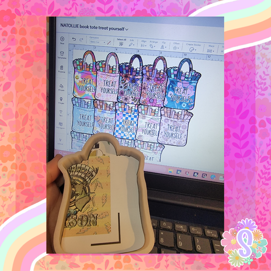 Book Tote - NATOLLIE CREATIONS