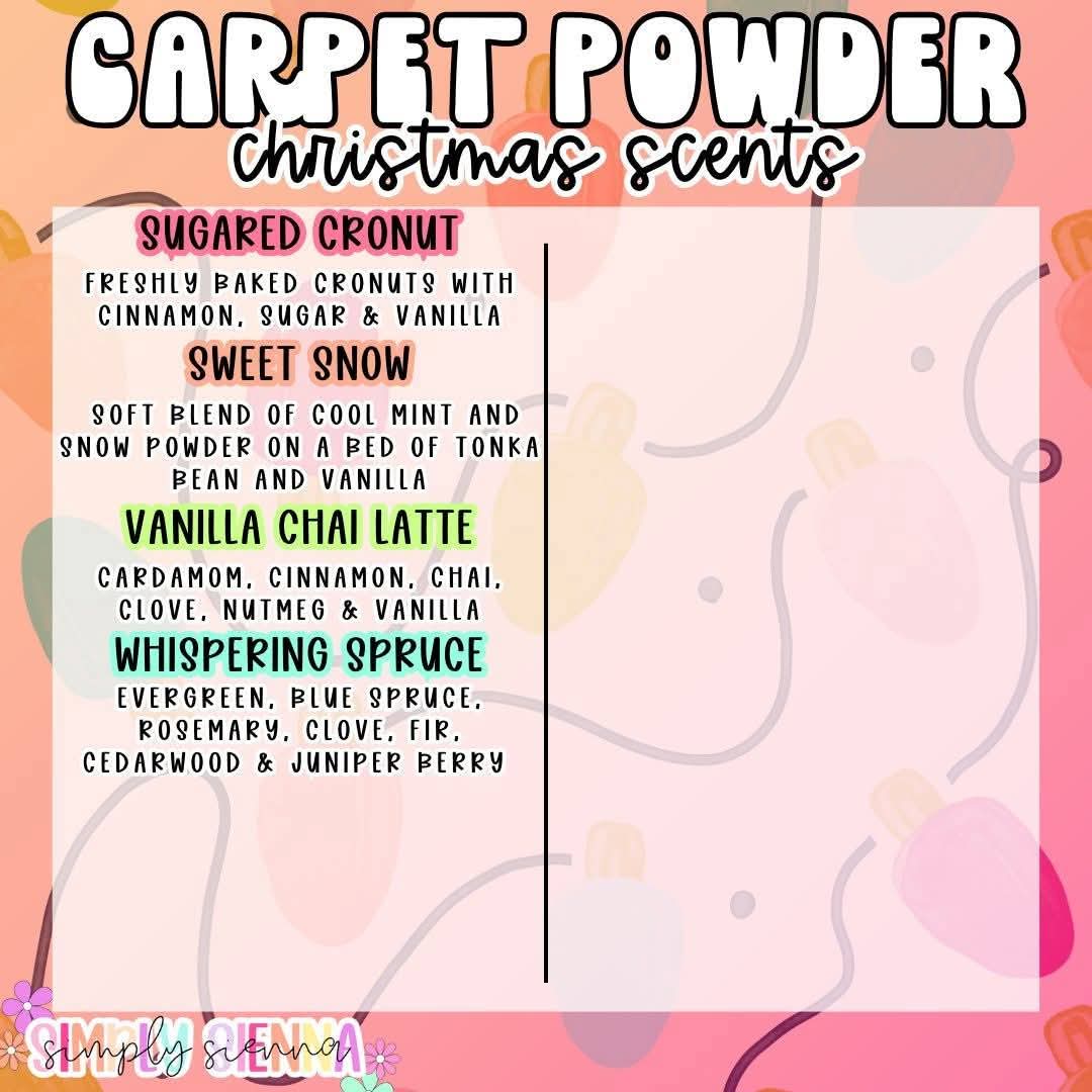 16oz Carpet Powder - CHRISTMAS SCENTS