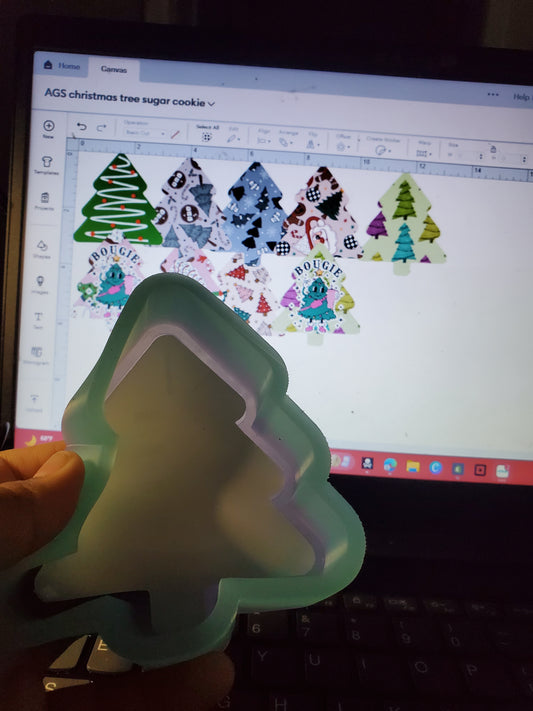 Christmas Tree Sugar Cookie