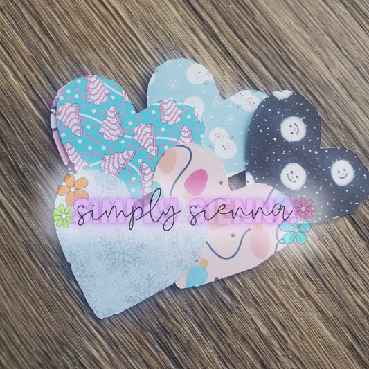 Cute Heart Snowflake