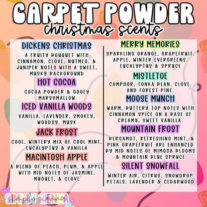 16oz Carpet Powder - CHRISTMAS SCENTS
