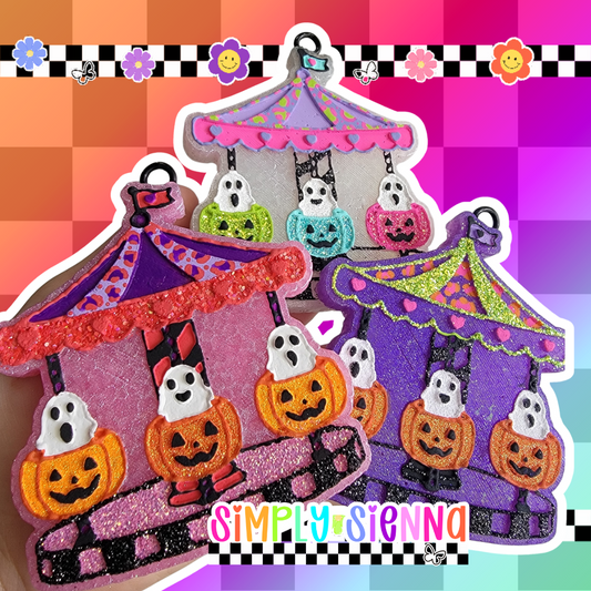 Spooky Carnival Ghost Carousel - FRESHIE