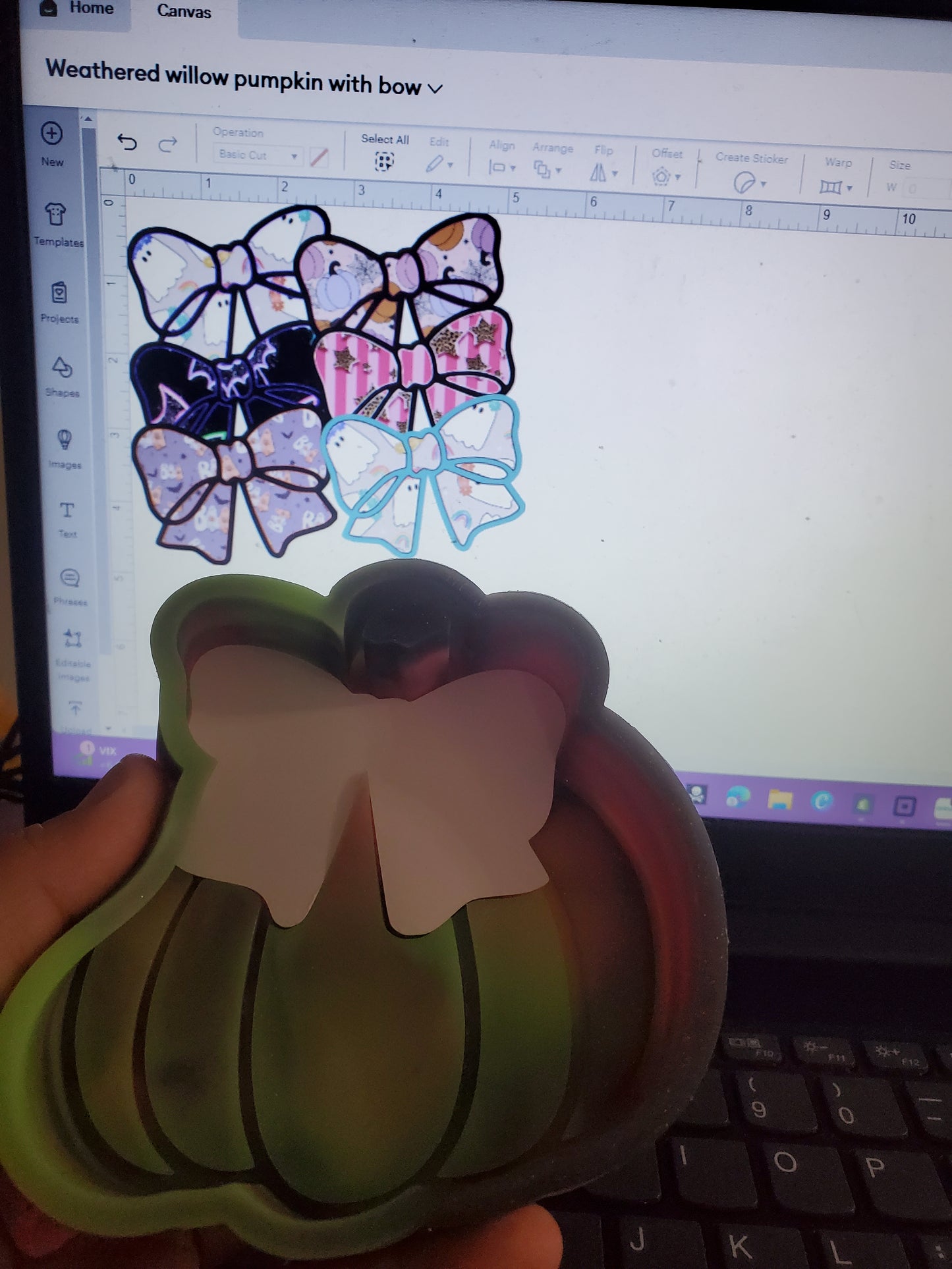Pumpkin With Bow
